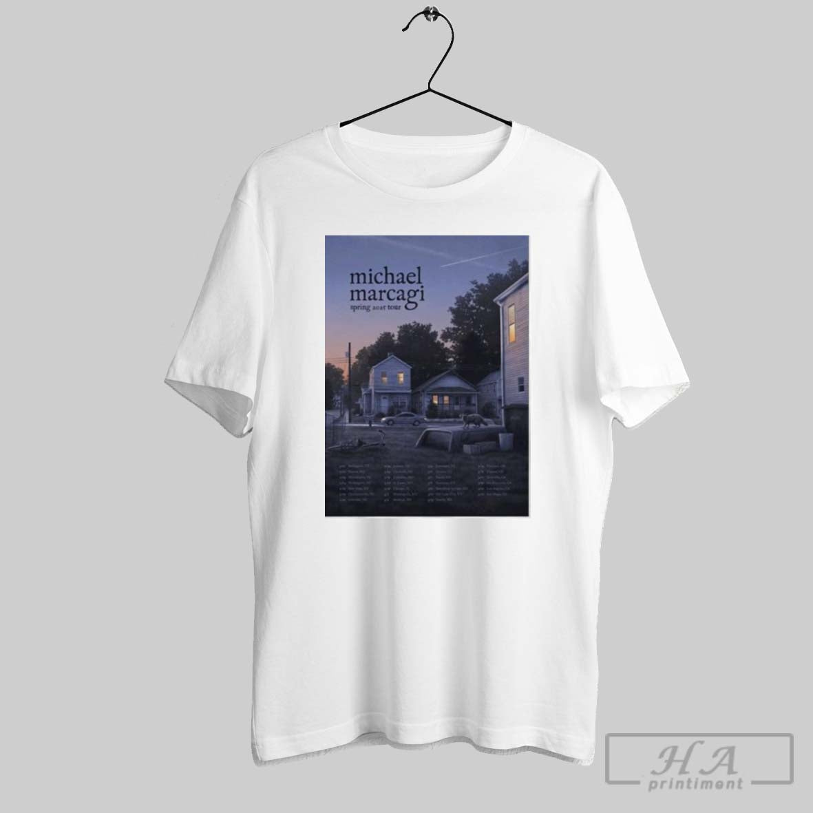 Premium Michael Marcagi 2025 Spring Tour Poster T Shirt