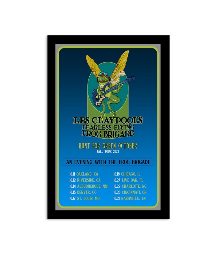 Les Clay Pools Frog Brigade Fall Tour 2023 An Evening With The Frog Brigade Poster