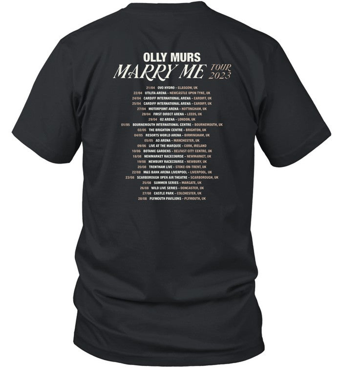 Olly Murs Tour 2023 Shirt
