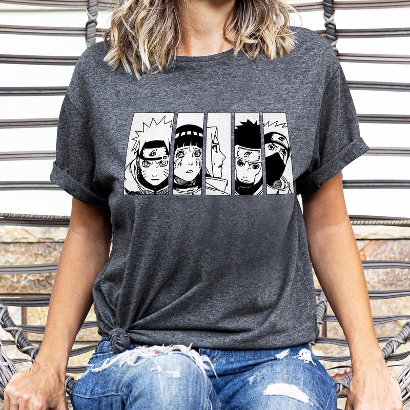 Naruto Uzumaki,Kakashi Hatake,Sasuke Uchiha,Naruto Shippuden,Anime Unisex Shirt