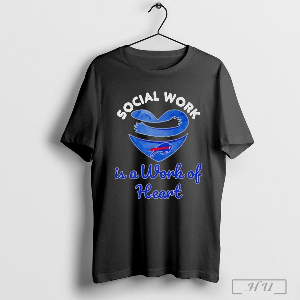 Social Work Is A Work Of Heart Buffalo Bills 2025 T Shirt