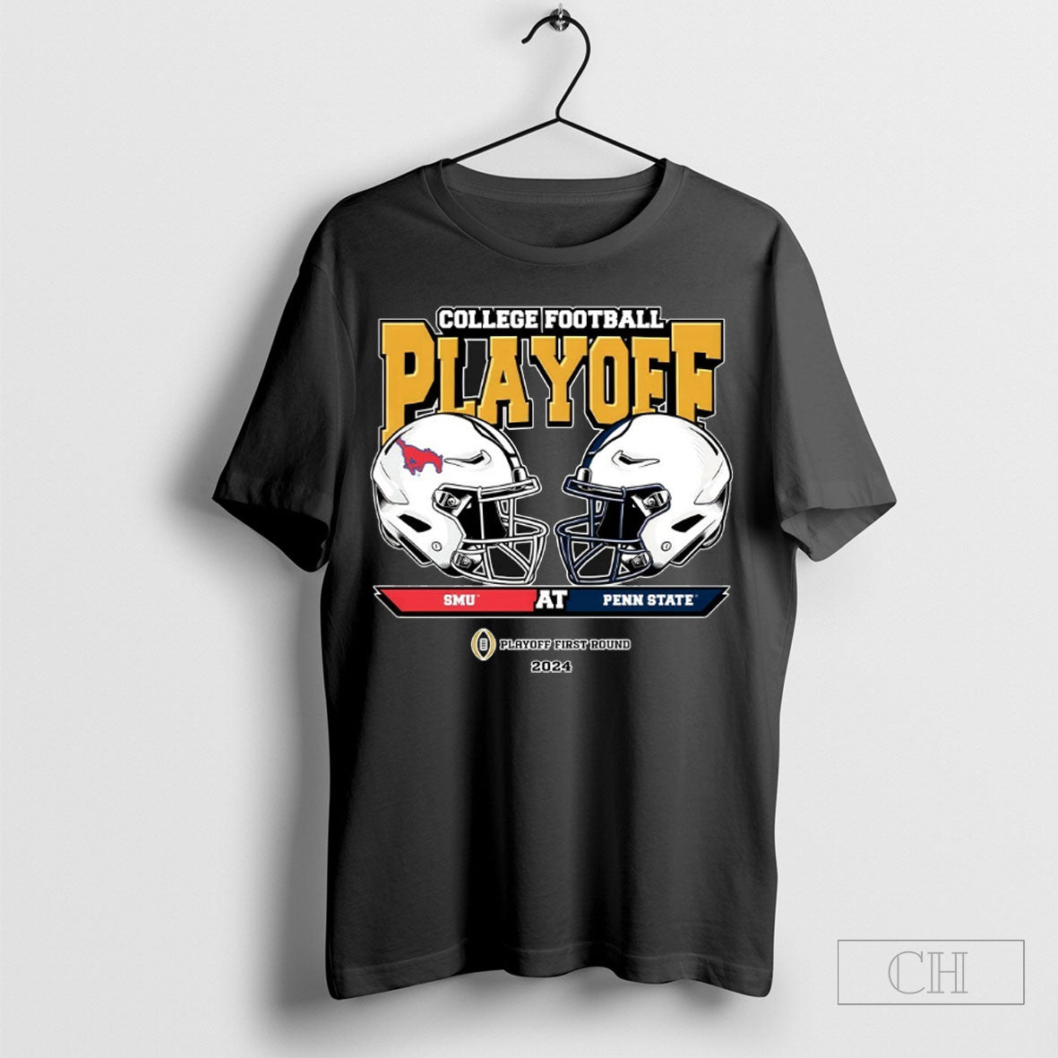 Smu Mustangs Vs Penn State College Football Playoff 2025 First Round Head To Head T Shirt 3