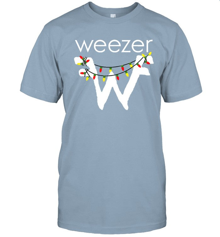 Limited Weezer Holiday Lights Shirt