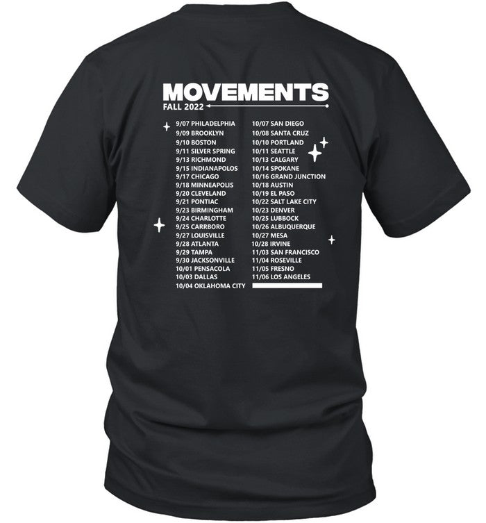 Movements Band Disco Ball Tour 2022 T-Shirt