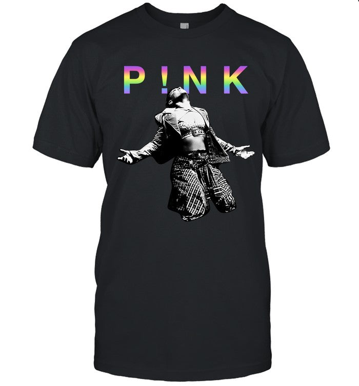 limited Pink Rainbow Praise tour shirt