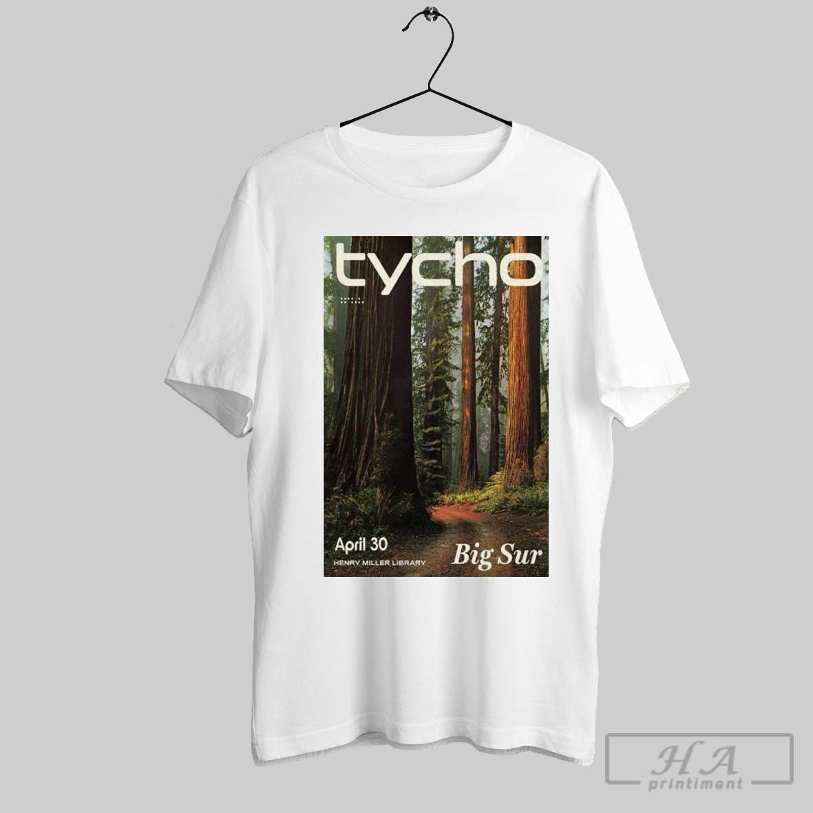 Poster Tycho Henry Miller Memorial Library Big Sur Ca Apr 30 2025 T Shirt