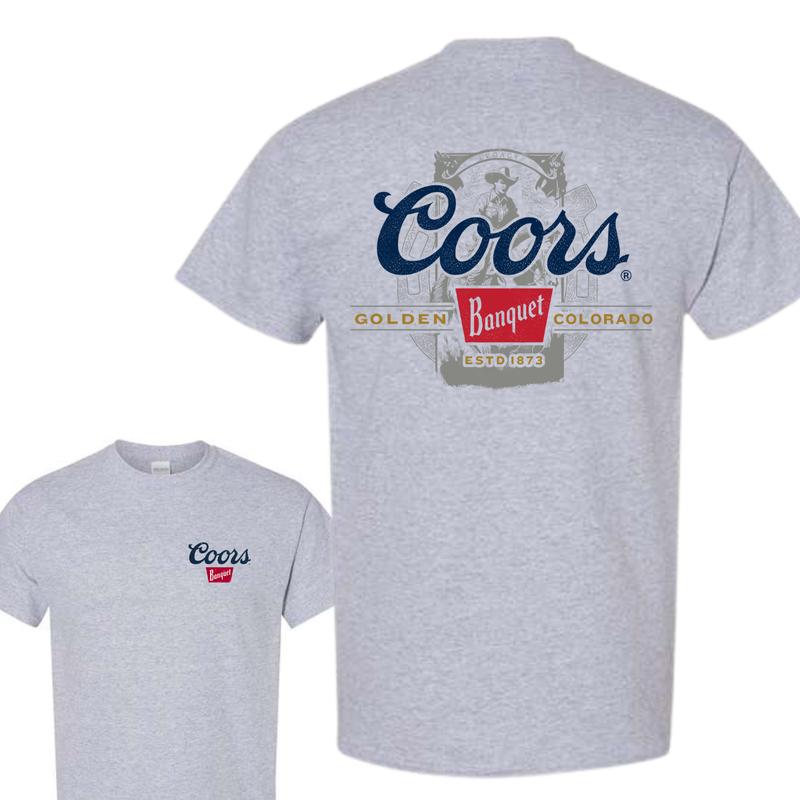Coors Banquet Beer T-shirt, Gildan Unisex Tee For Him, For Her Classic Cotton