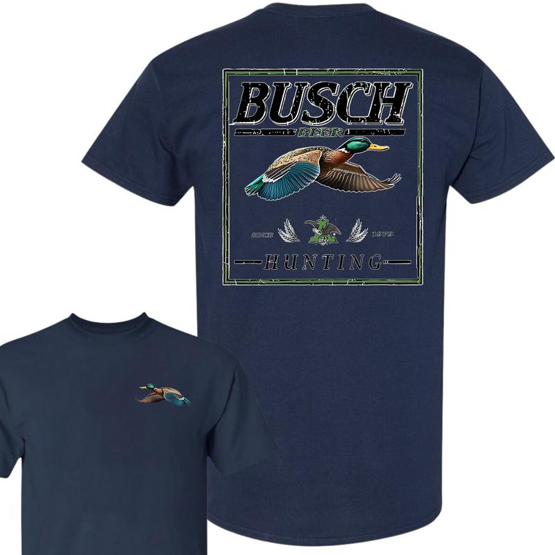 Busch Light Hunting Duck T-Shirt, Unisex T-Shirt, Full Color T-Shirt, For Men, For Women