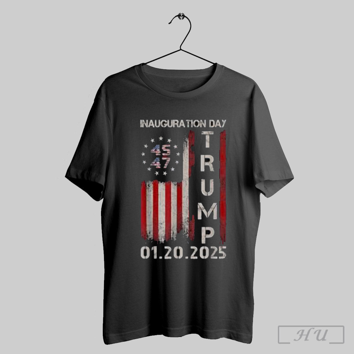 President Donald Trump Inauguration Day 2025 American Flag T Shirt