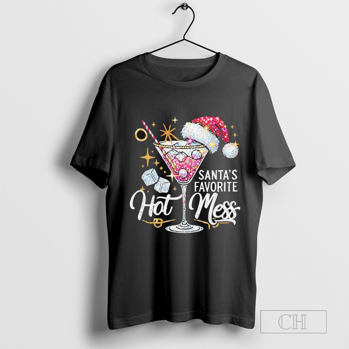 Santa’s Favorite Hot Mess Navidad T-Shirt