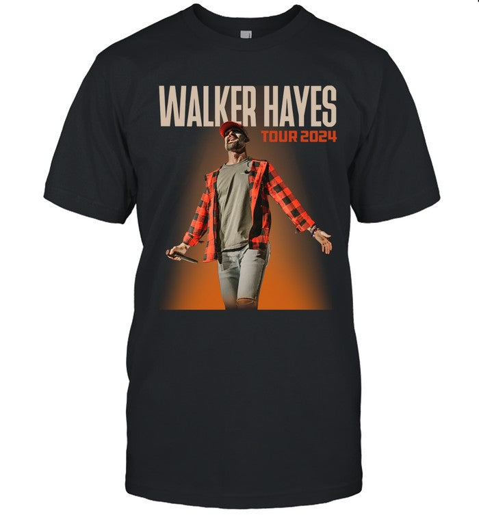 Limited Walker Hayes 2024 Same Drunk Photo Tour T Shirt