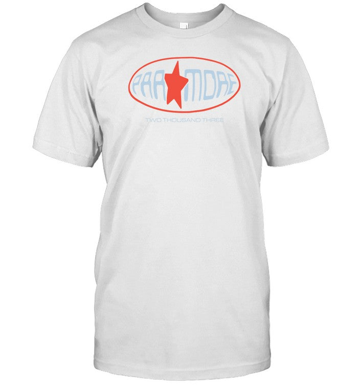 Paramore Red Star Two Thousand Three T-Shirt, Hoodie, Tank Top, Sweater And Long Sleeve T-Shirt-Unis