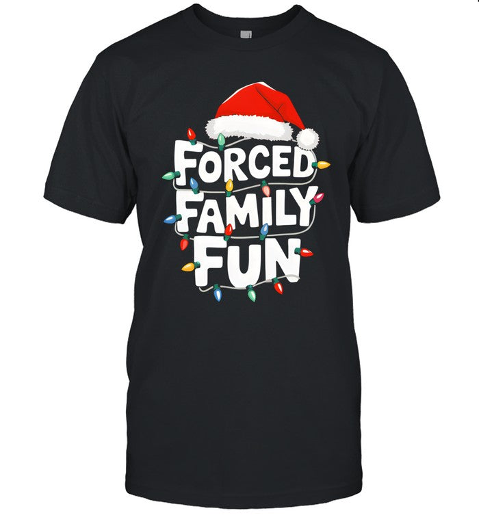 Forced Family funny Christmas 2024 shirt