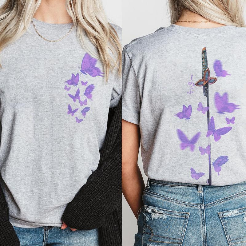 Shinobu Kocho with her Nichirin Sword shirt, Demon Slayer t-shirt, Anime sweatshirt hoodie, Anime lover t-shirt