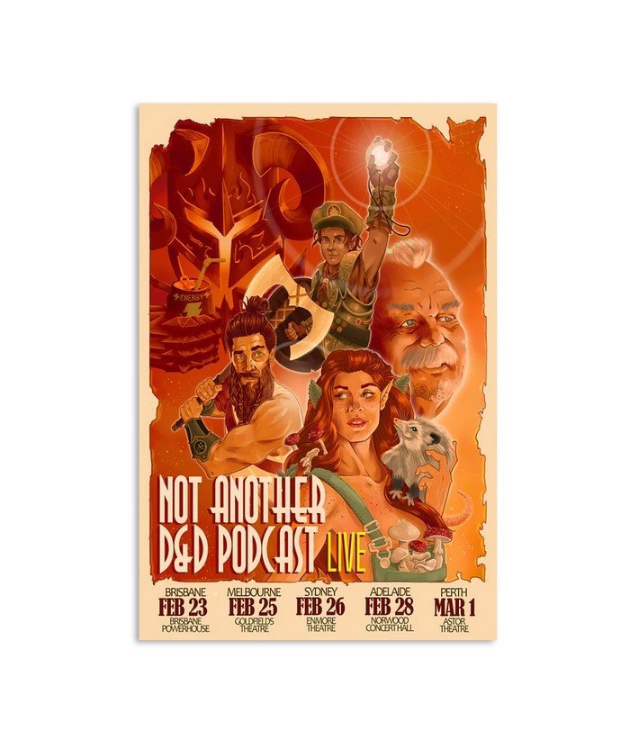 Naddpod Live Australian Tour 2023 poster