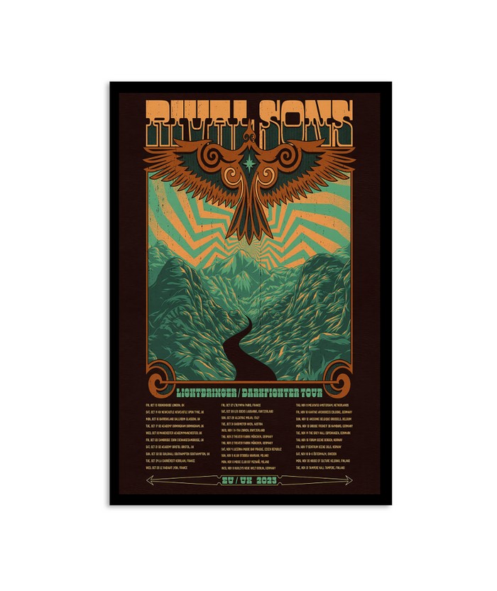 Rival Sons Tour Oct, Nov 2023 Poster