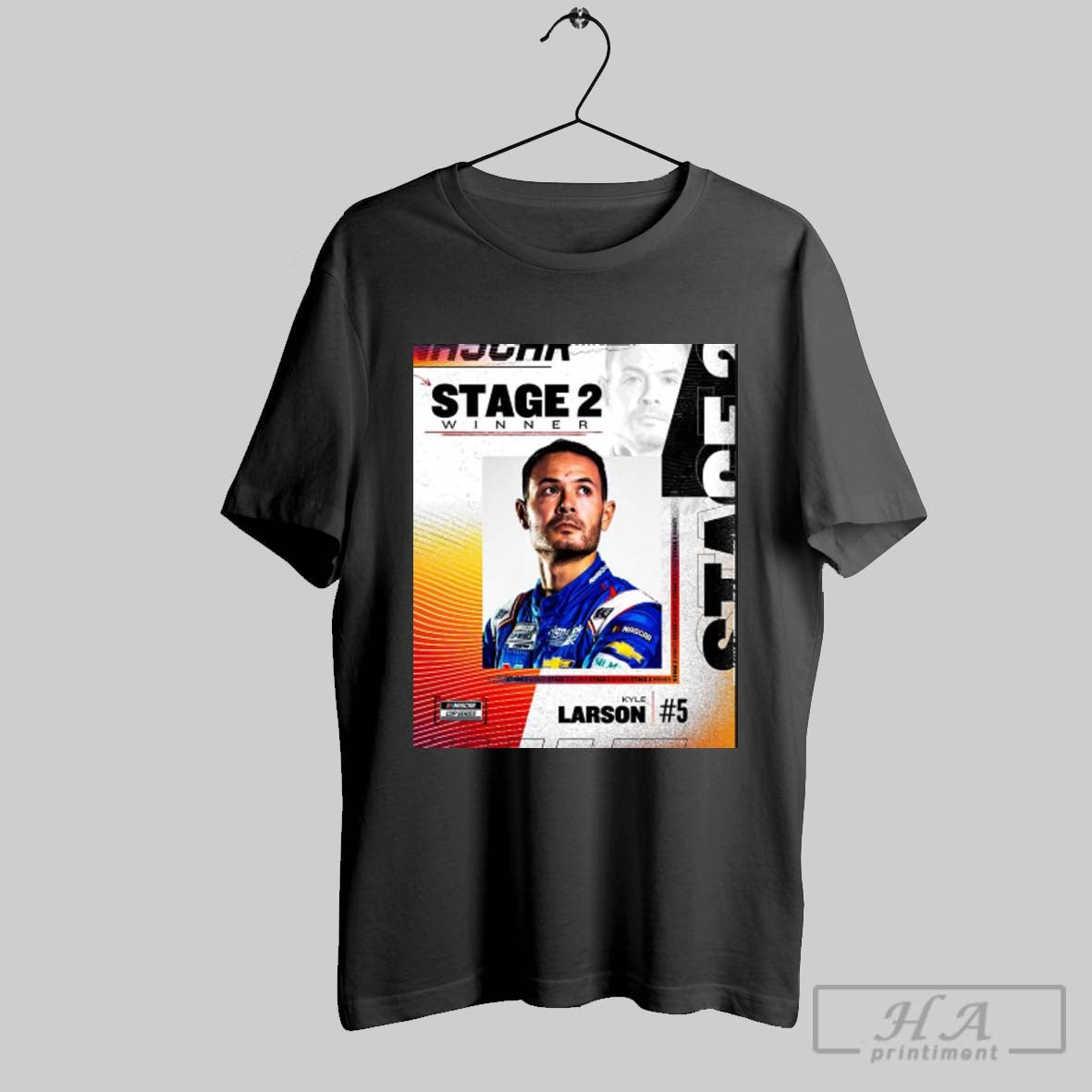Poster Wood Brothers Racing Kyle Larson Winner State 2 Ambetter 400 Nascar Cup Series 2025 T Shirt