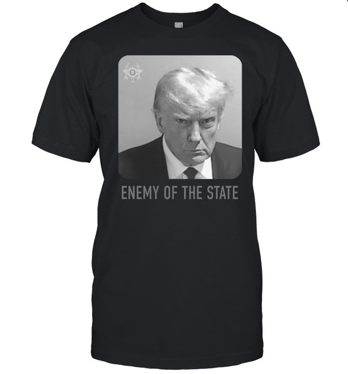 Trump Mugshot Enemy Of The State Hoodie