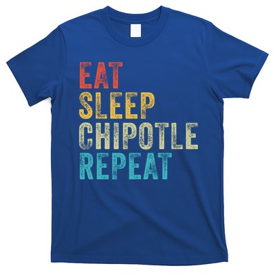 Eat Sleep Chipotle Repeat Funny Chipotle Vintage Distressed Funny Gift T-Shirt
