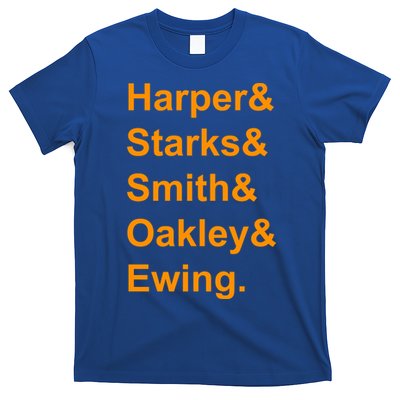 Ewing Starks Oakley Smith Harper Team Funny Name Basketball Fan T-Shirt