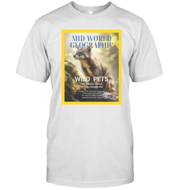 Stephen King Mid World Gfographic Wild Pets Racoon T Shirt
