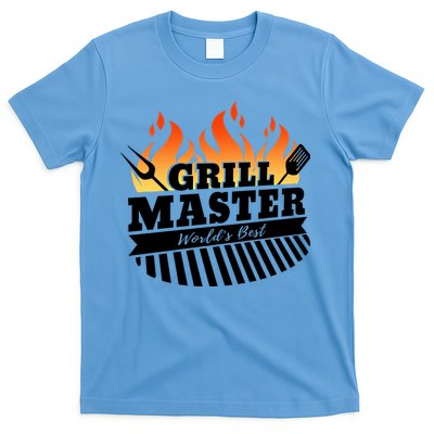 Funny Bbq Grill Master Worlds Best Grillfather Grillers Gift T-Shirt