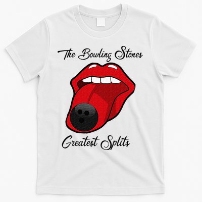 Funny Bowling The Bowling Stones Design T-Shirt
