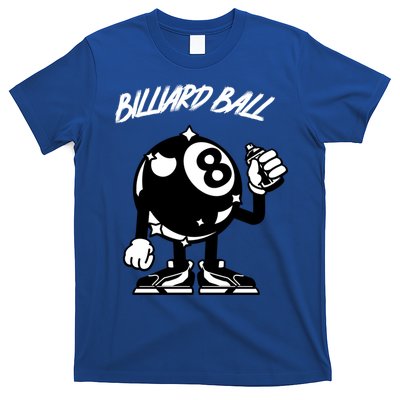 Father's Day Funny BilliardsI Love Snooker Pool Player Gift For Dad T-Shirt