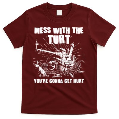 Funny Mess With The Turt You're Gonna Get Hurt Battle Turtle T-Shirt