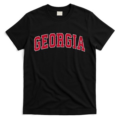 Georgia GA Vintage Sports Design Red Design Swea T-Shirt