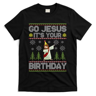 Go Jesus It's Your Birthday Ugly Christmas Sweater Funny T-Shirt