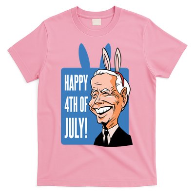 Happy 4th Of July Funny Biden Easter Bunny Parody T-Shirt