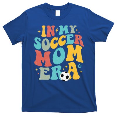 In My Soccer Mom Era Trendy Soccer Mom Funny Vintage Groovy T-Shirt