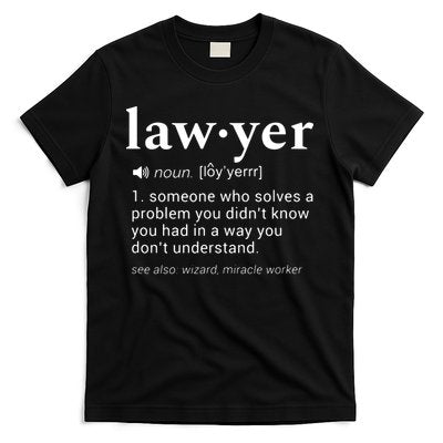Lawyer Dictionary Definition Funny Gag Design For Lawyers T-Shirt