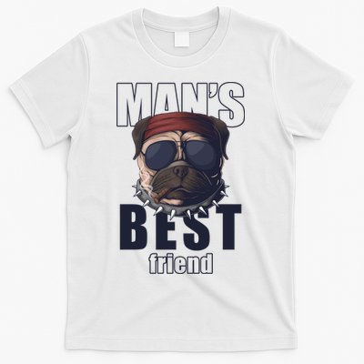 Mans Best Friend Bulldog Funny Dog Lover T-Shirt
