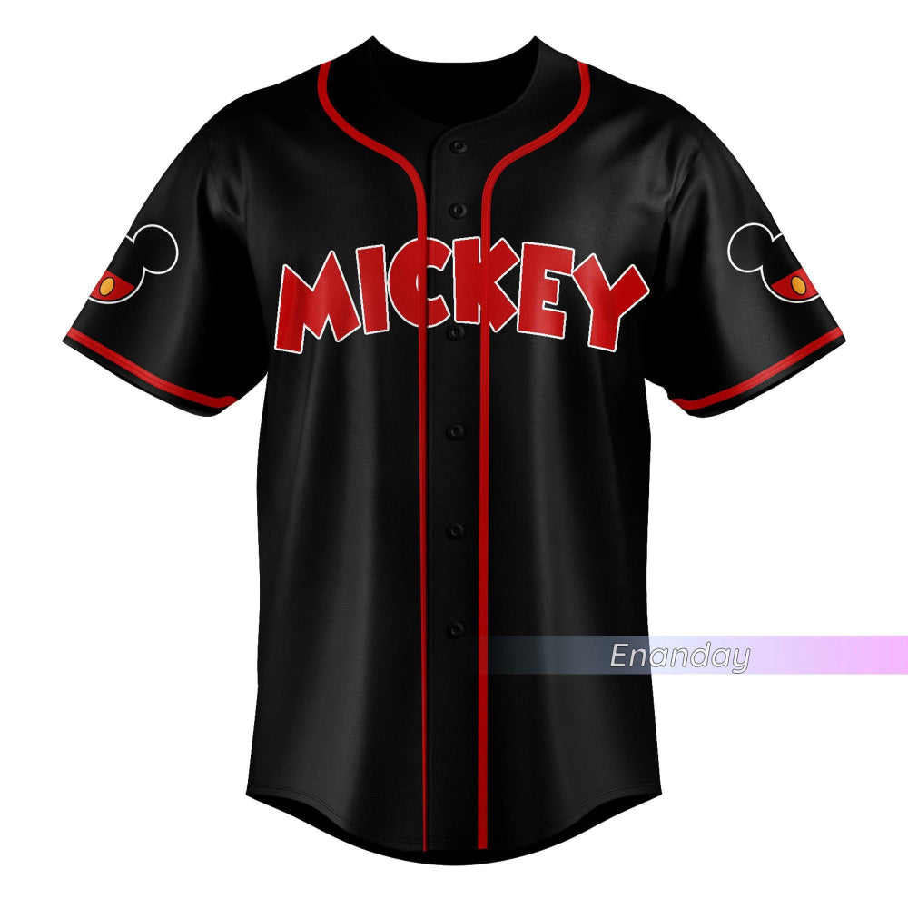 Custom Mickey Jersey Shirt - Stylish Baseball Apparel for Men Ideal Movie Gift - Bafud