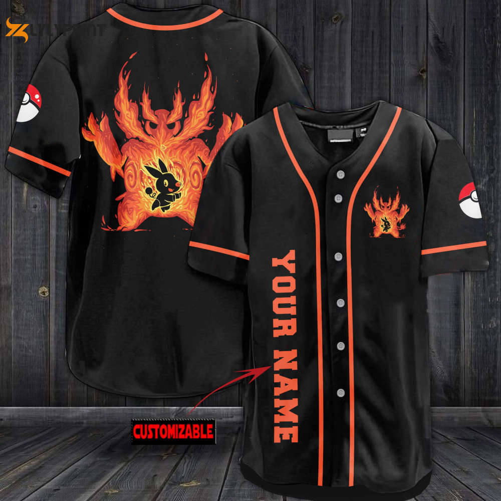 Personalized Emboar Baseball Jersey - lylyprint.com