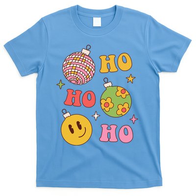 Retro Christmas Ho Ho Ho Festive Holiday T-Shirt