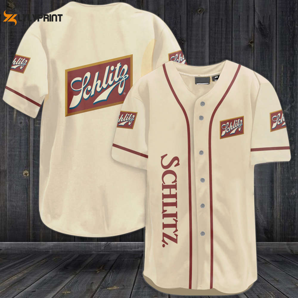 Schlitz Beer Baseball Jersey - lylyprint.com