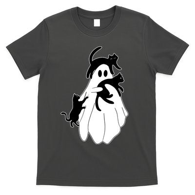 Spooky Ghost Funny Cat Lover T-Shirt