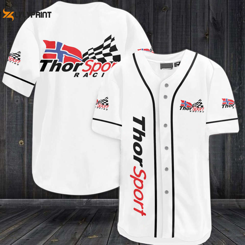 Thor Sport Racing Car Team Baseball Jersey - lylyprint.com