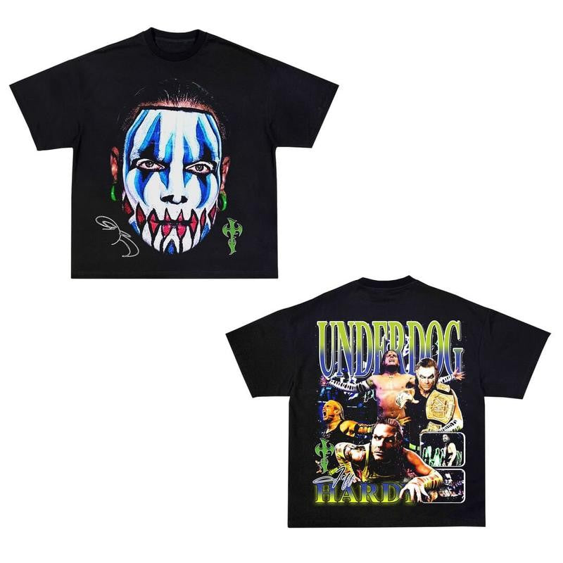JEFF HARDY Wrestling Tee, Wrestling Graphic Tee, WWE Shirt, MMA Shirt, Sports T-shirt, Wrestling Gift, Gift for Him Gift For Her Hoodie Sweatshirt