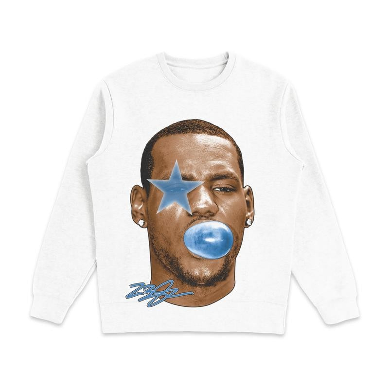 Lebron James Exclusive Graphic Crewneck Sweatshirt Streetwear