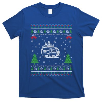 Ugly Xmas Design Camper Ugly Christmas Sweater Funny Gift T-Shirt