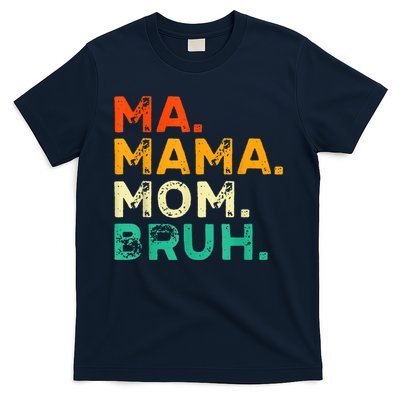 Vintage Ma Mama Mom Bruh Mommy Happy Mother's Day T-Shirt