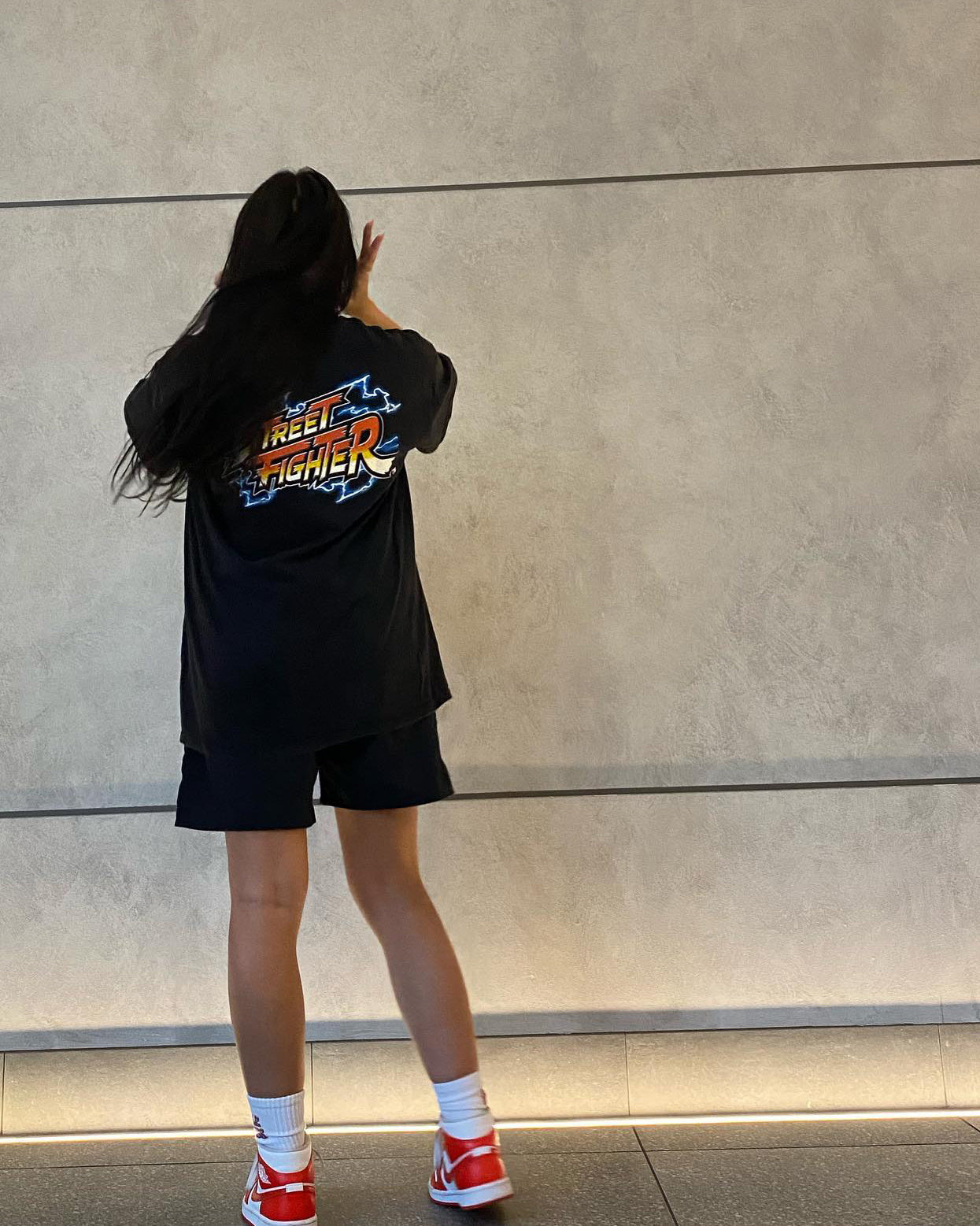 Goat Crew X Street Fighter Blanka Vintage T-Shirt Black Wash Style001