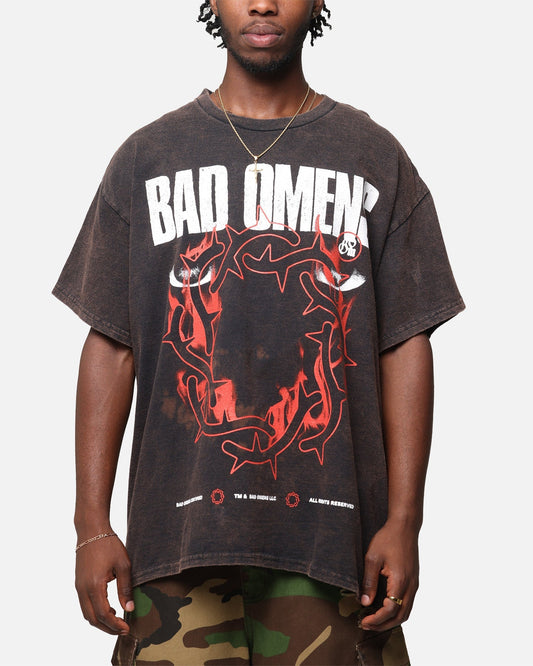 Bad Omens Flame Symbol T-Shirt Black Vintage