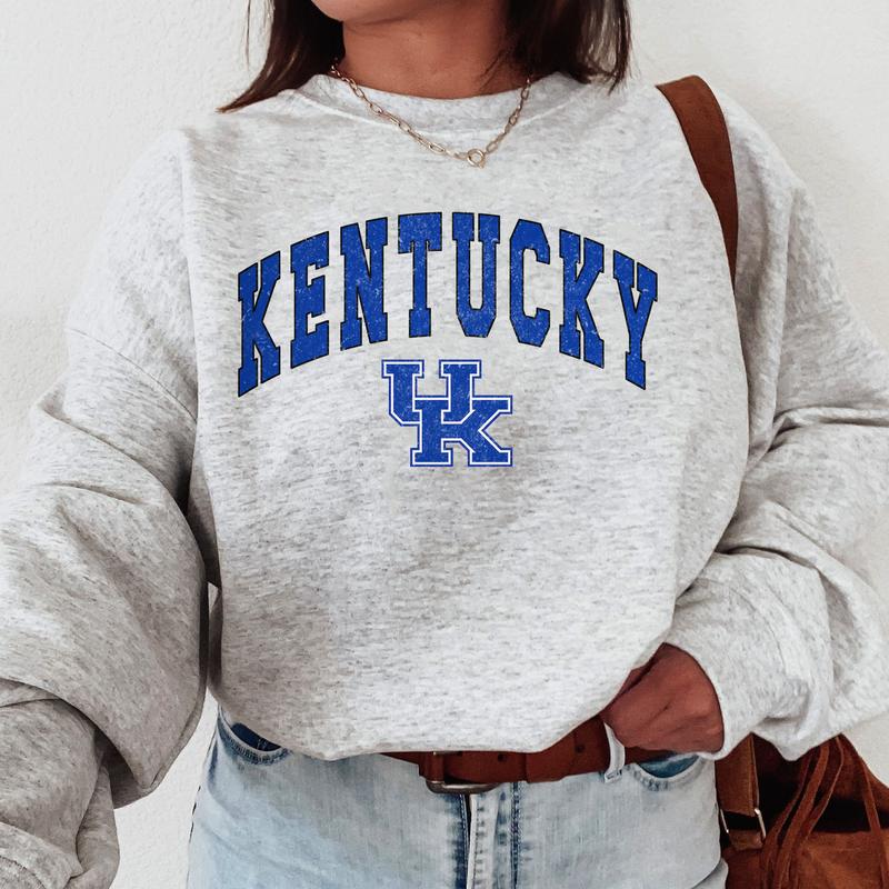 Kentucky Wildcats Vintage Football NCAA Trendy Sweatshirt, University of Kentucky Unisex Football NCAA Shirt, Gift For Men, Gift For Girls, Crewneck, Cotton, Sweaters, Pullover