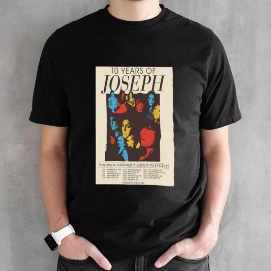 10 Years of Joseph Tour 2024 Poster Shirt