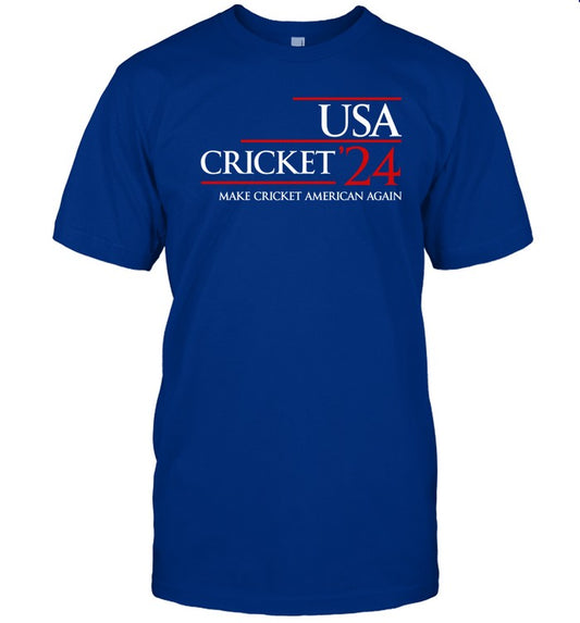 Erik Petersen Usa Cricket '24 Make Cricket American Again Shirt